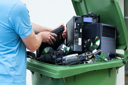 Residential and commercial applications of enclosed skips in Highgate