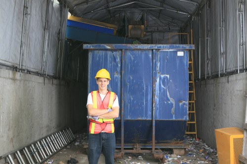 Image depicting a person using a screen reader to access skip hire Highgate information